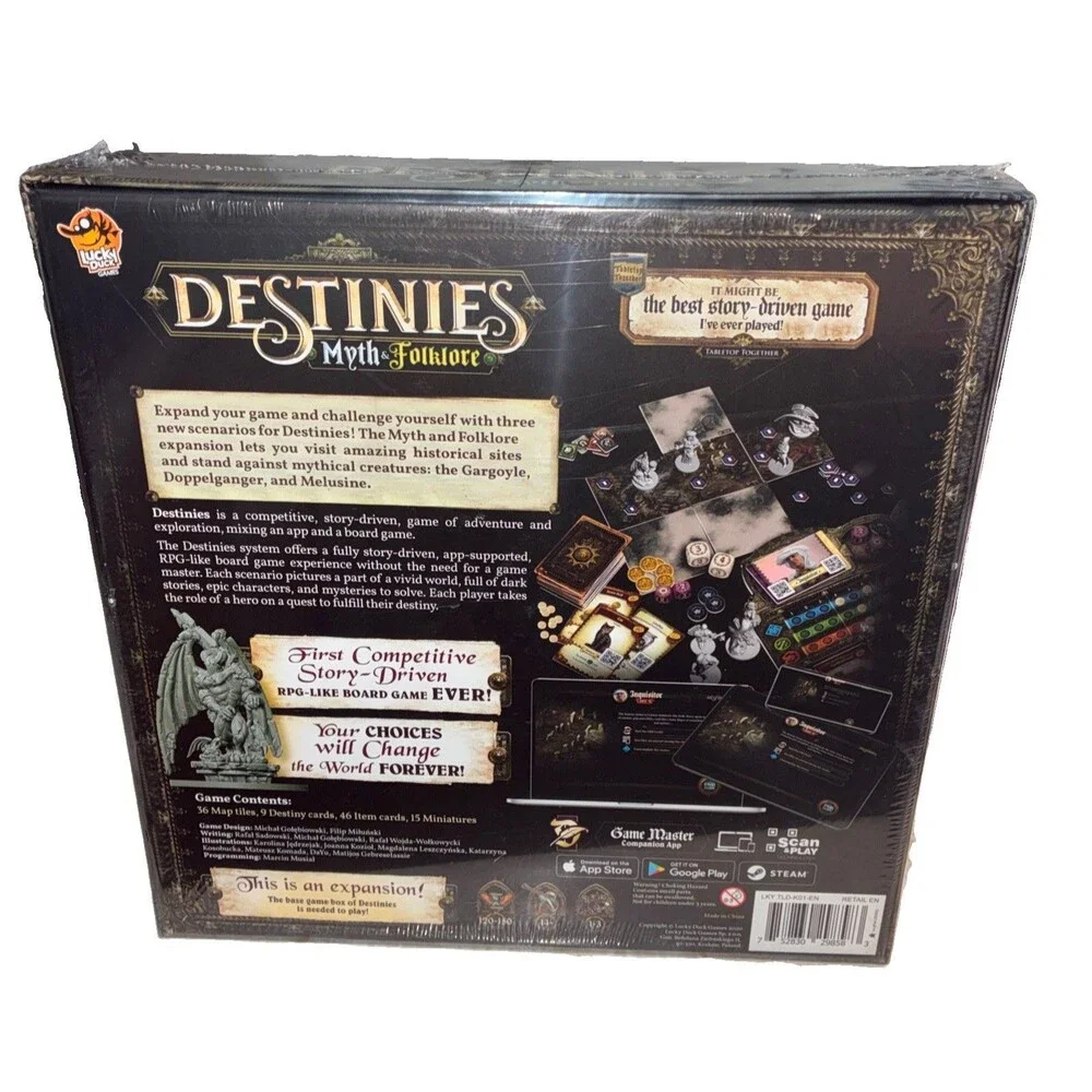 Destinies Myth & Folklore Expansion by Lucky Duck Games - New And Sealed